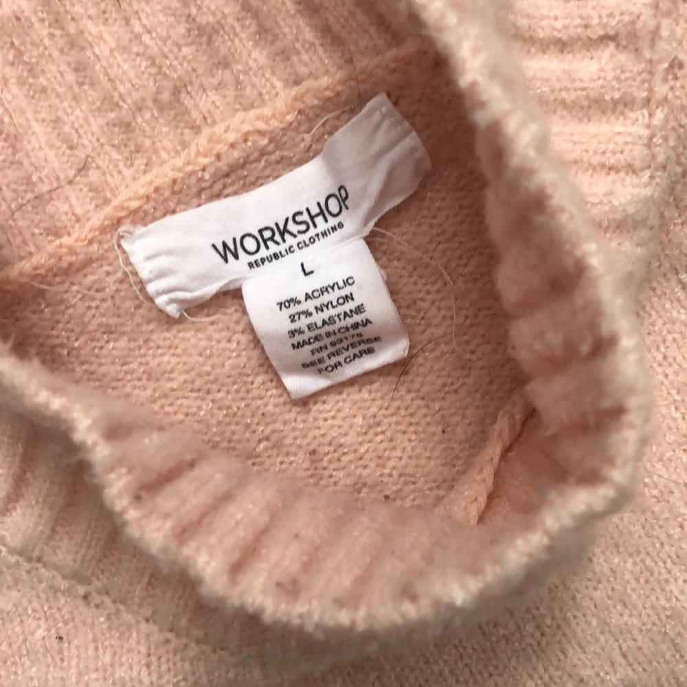 Workshop Republic Size Large Oversized Striped Sw… - image 2